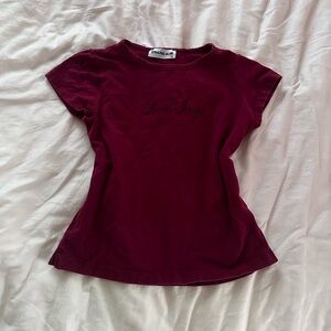 romantic blue love story top